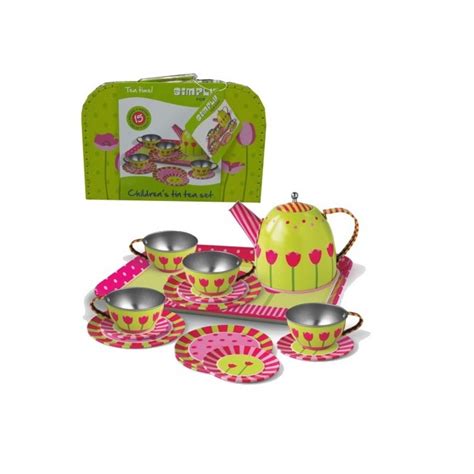 Puppengeschirr Tee-Set (Metall)